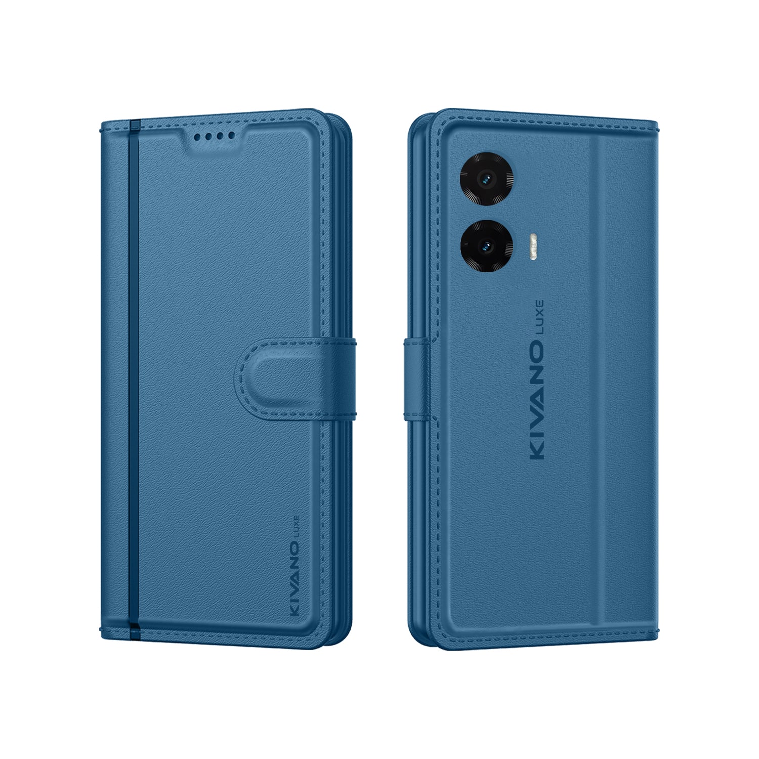 Motorola g35 5G Leather Flip Cover & Mobile Card Holder - Kivano Luxe