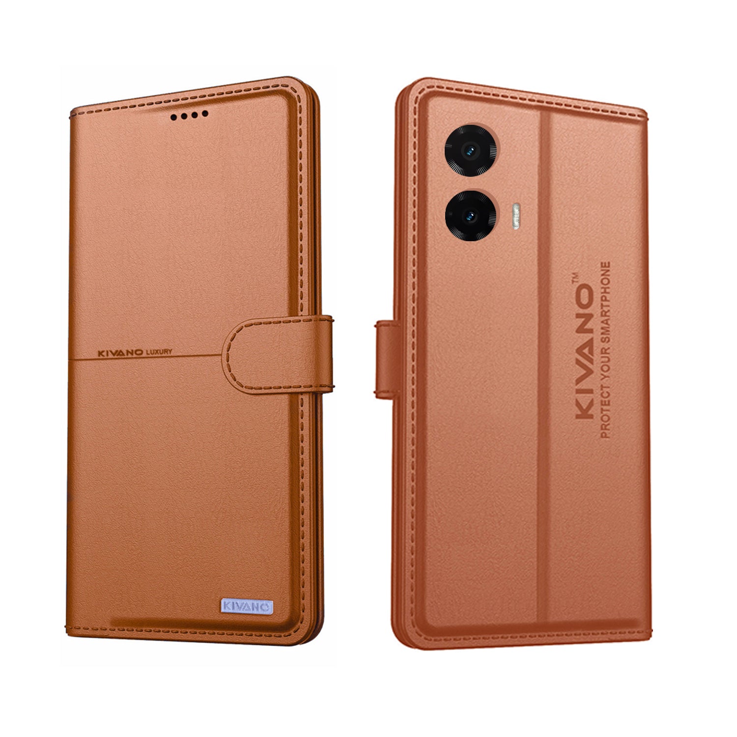 Motorola g35 5G Leather Flip Cover And Case With Mobile Card Holder KIVANO FLIP