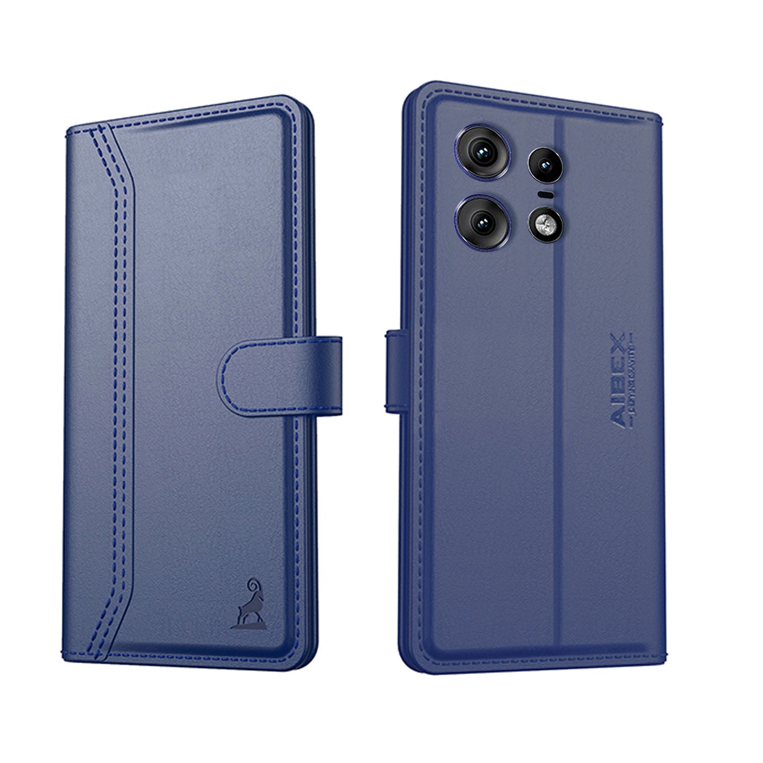 Motorola 50 5G Aibex PU Leather Flip Cover Foldable Stand & Pocket Magnetic Closure