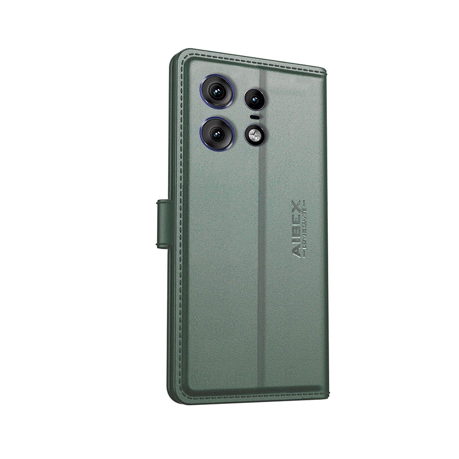 Motorola 50 5G Aibex PU Leather Flip Cover Foldable Stand & Pocket Magnetic Closure