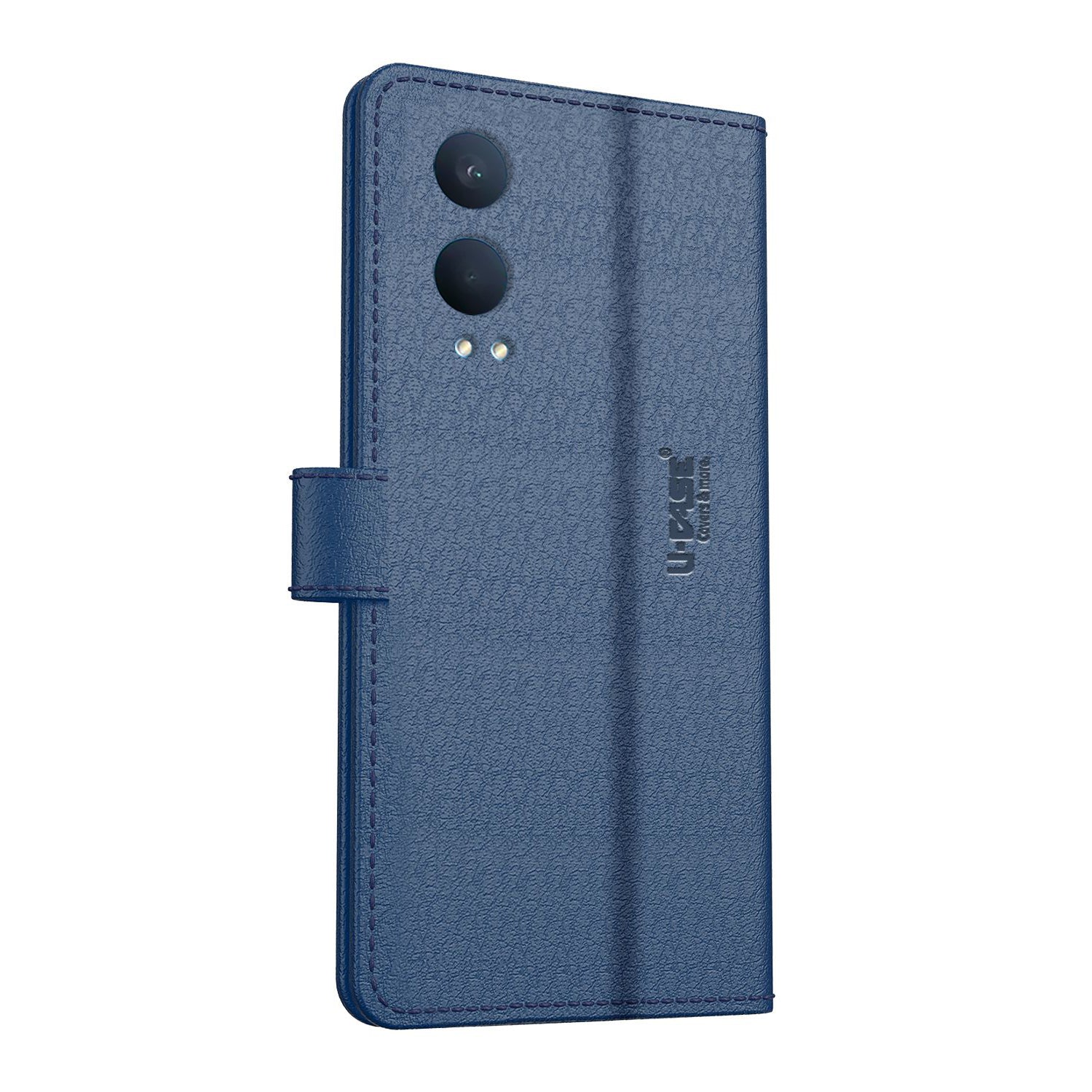 OnePlus Nord CE4 Flip Cover U-CASE Vegan Flip Cover Blue