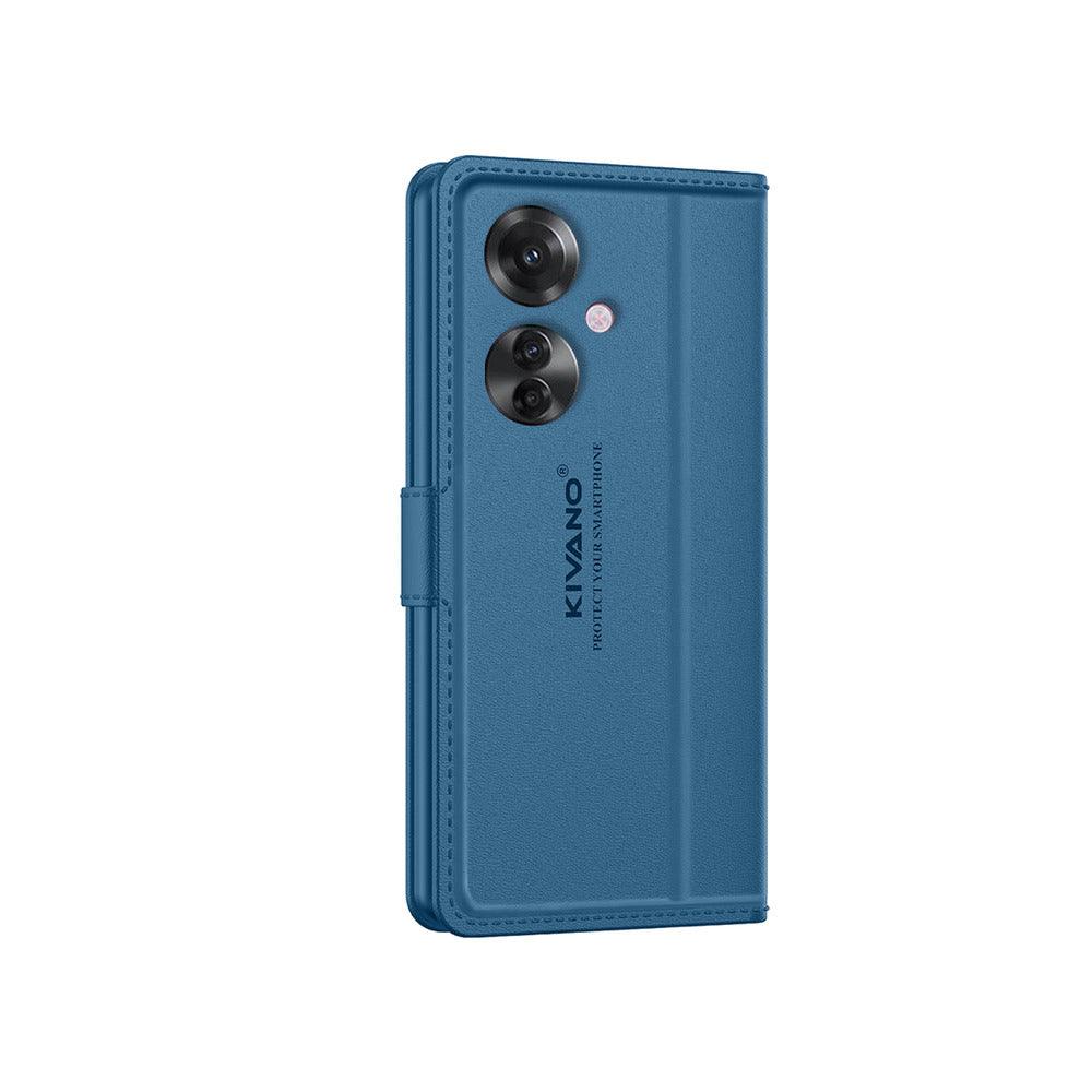 Oppo F25 Pro 5G Leather Flip Cover & Mobile Card Holder - Kivano Luxe - Aibex