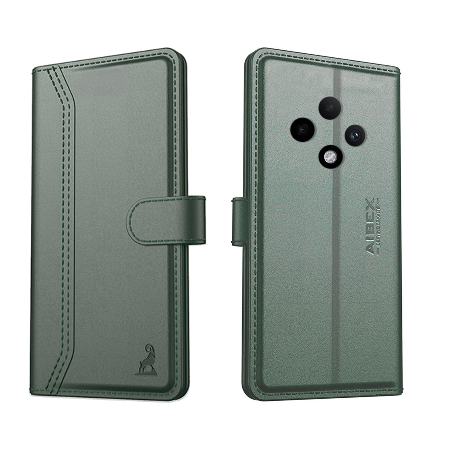 Oppo F27 5G Aibex PU Leather Flip Cover Foldable Stand & Pocket Magnetic Closure