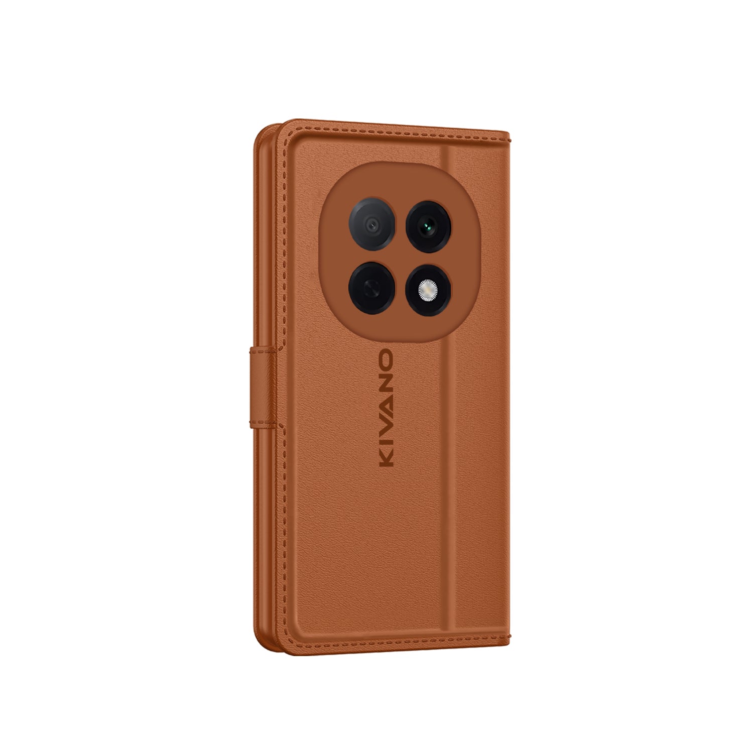 KIVANO LUXE® Compatible with Oppo F29 Pro 5G Artisanal Leather Wallet Case with Card Holder for Men Women, Magnetic Flip Folio Cover with Stand RFID Blocking Cell Case