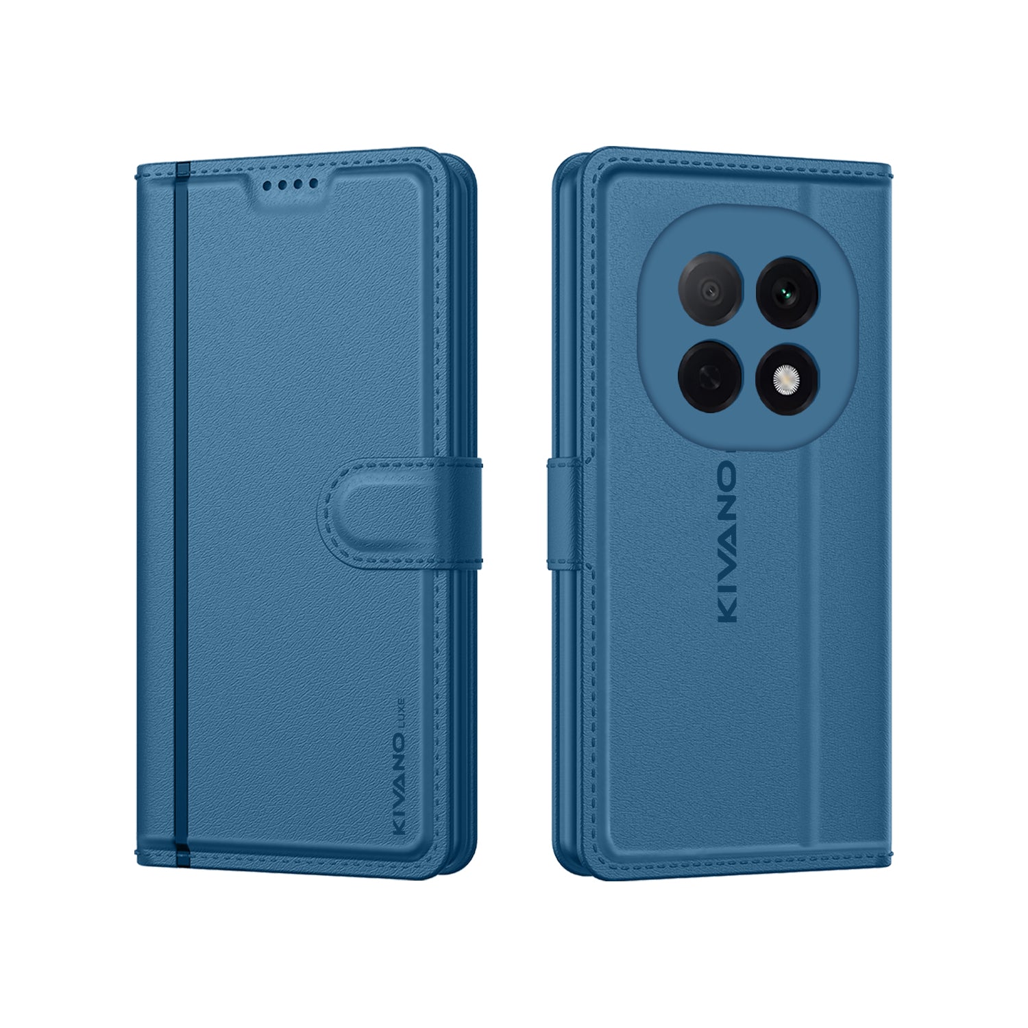 KIVANO LUXE® Compatible with Oppo F29 Pro 5G Artisanal Leather Wallet Case with Card Holder for Men Women, Magnetic Flip Folio Cover with Stand RFID Blocking Cell Case