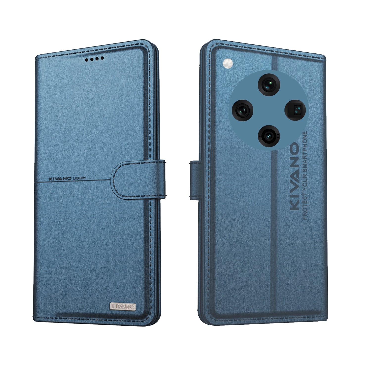 Oppo Find X8 5G Leather Flip Cover And Case With Mobile Card Holder KIVANO FLIP