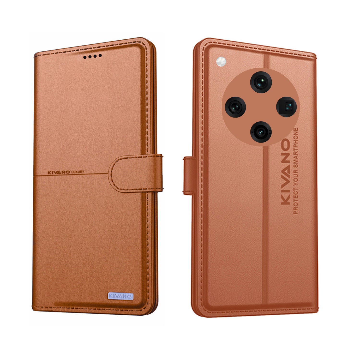 Oppo Find X8 5G Leather Flip Cover And Case With Mobile Card Holder KIVANO FLIP