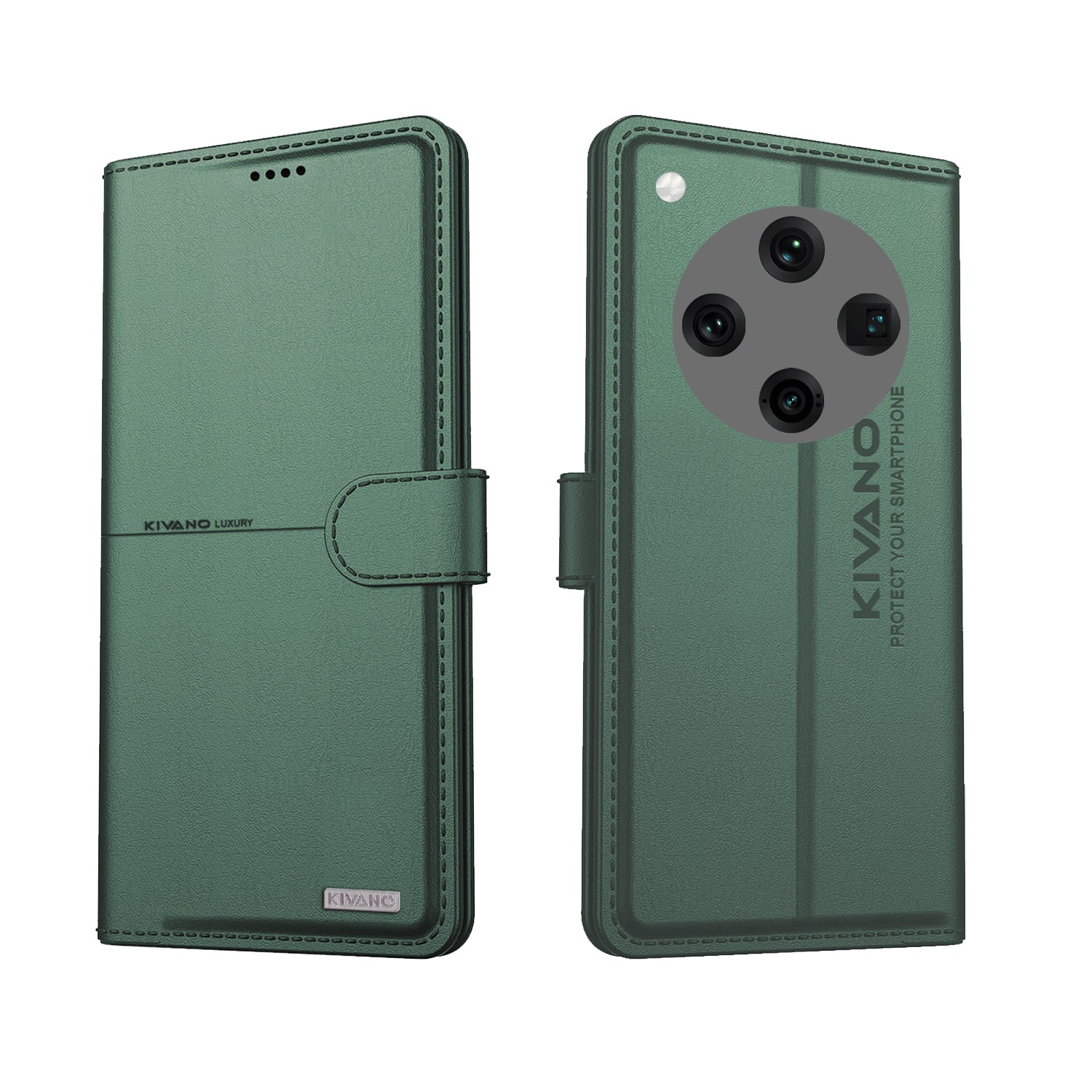 Oppo Find X8 5G Leather Flip Cover And Case With Mobile Card Holder KIVANO FLIP