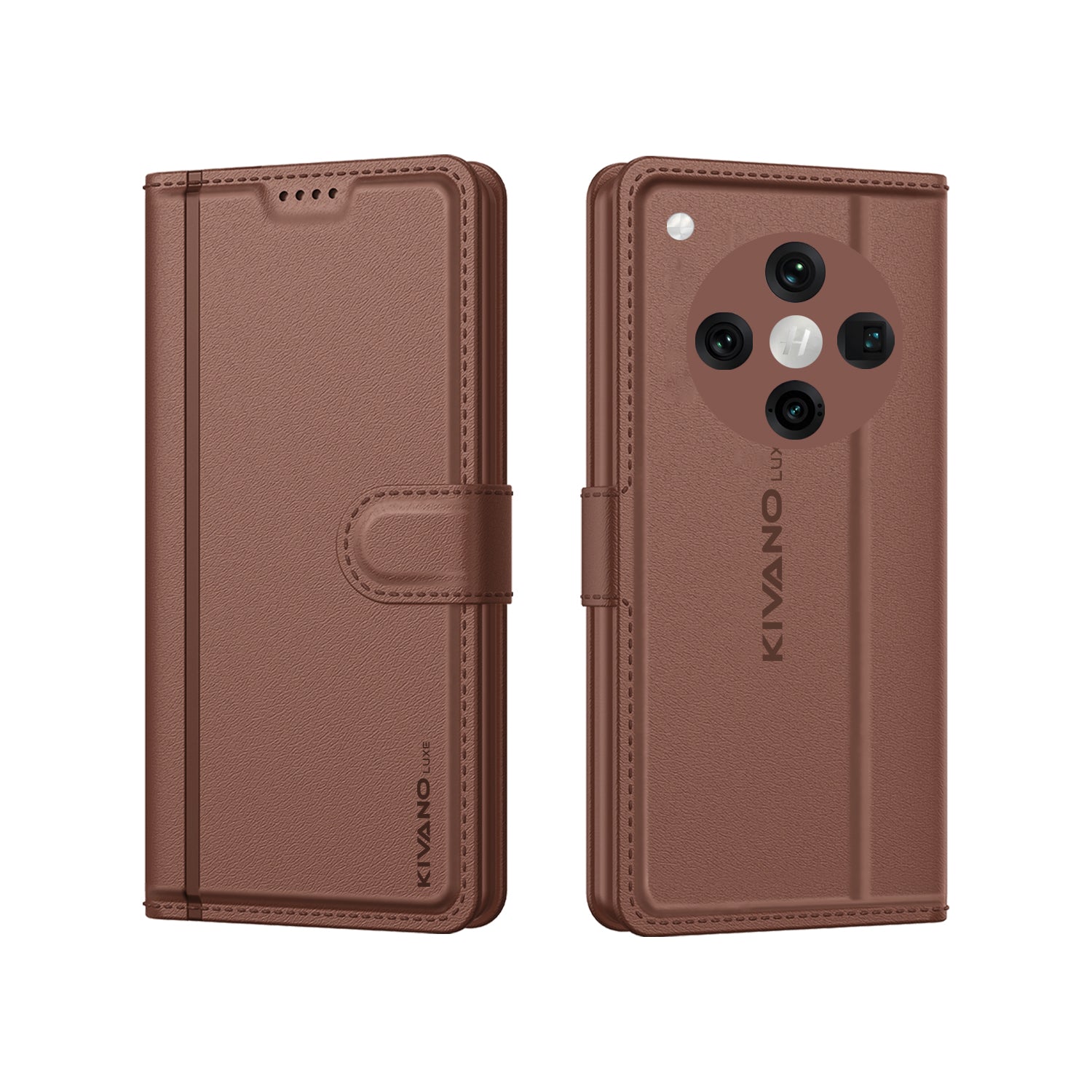 Oppo Find X8 5G Leather Flip Cover & Mobile Card Holder - Kivano Luxe