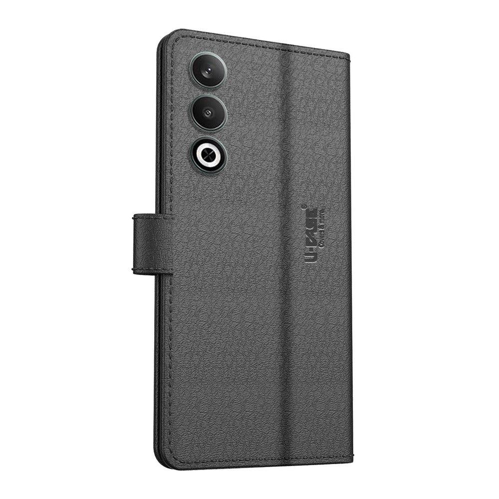U-CASE Magnetic Flip Cover for ONEPLUS NORD CE 4 Vegan Foldable Stand & Pocket Magnetic Closure - Aibex