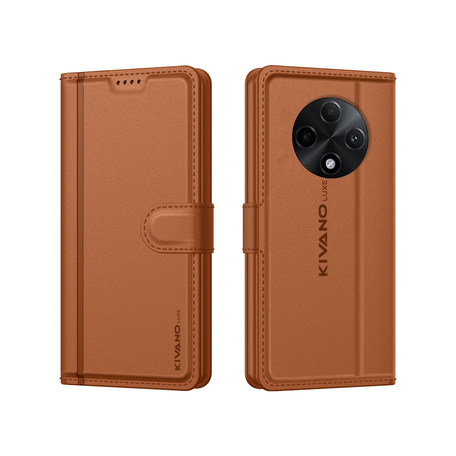 Oppo F27 Pro Plus Leather Wallet Case with Stylish Flip Cover, Card Holder, and Stand KIVANO LUXE