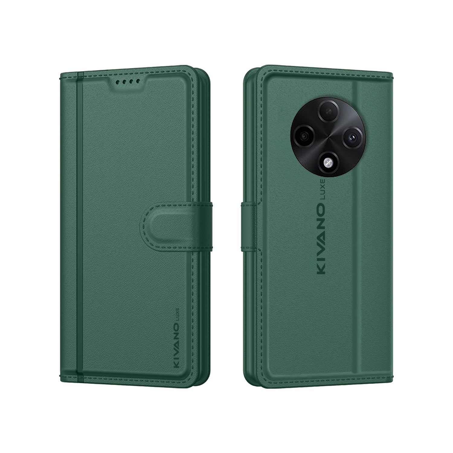 Oppo F27 Pro Plus Leather Wallet Case with Stylish Flip Cover, Card Holder, and Stand KIVANO LUXE