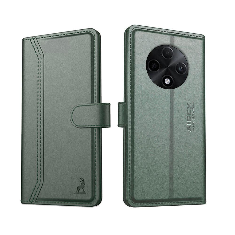 Vivo Y18 4g Aibex PU Leather Flip Cover Foldable Stand & Pocket Magnetic Closure - Aibex