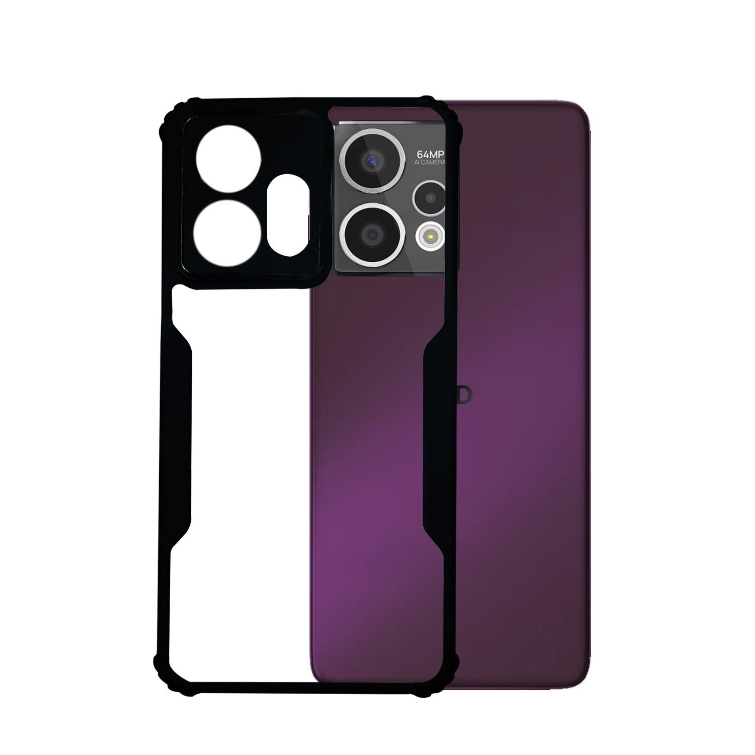 AIBEX Crystal Clear Back Cover Case for HMD Crest Max 5G | Shock Proof Design | Transparent Back Cover Case - Aibex