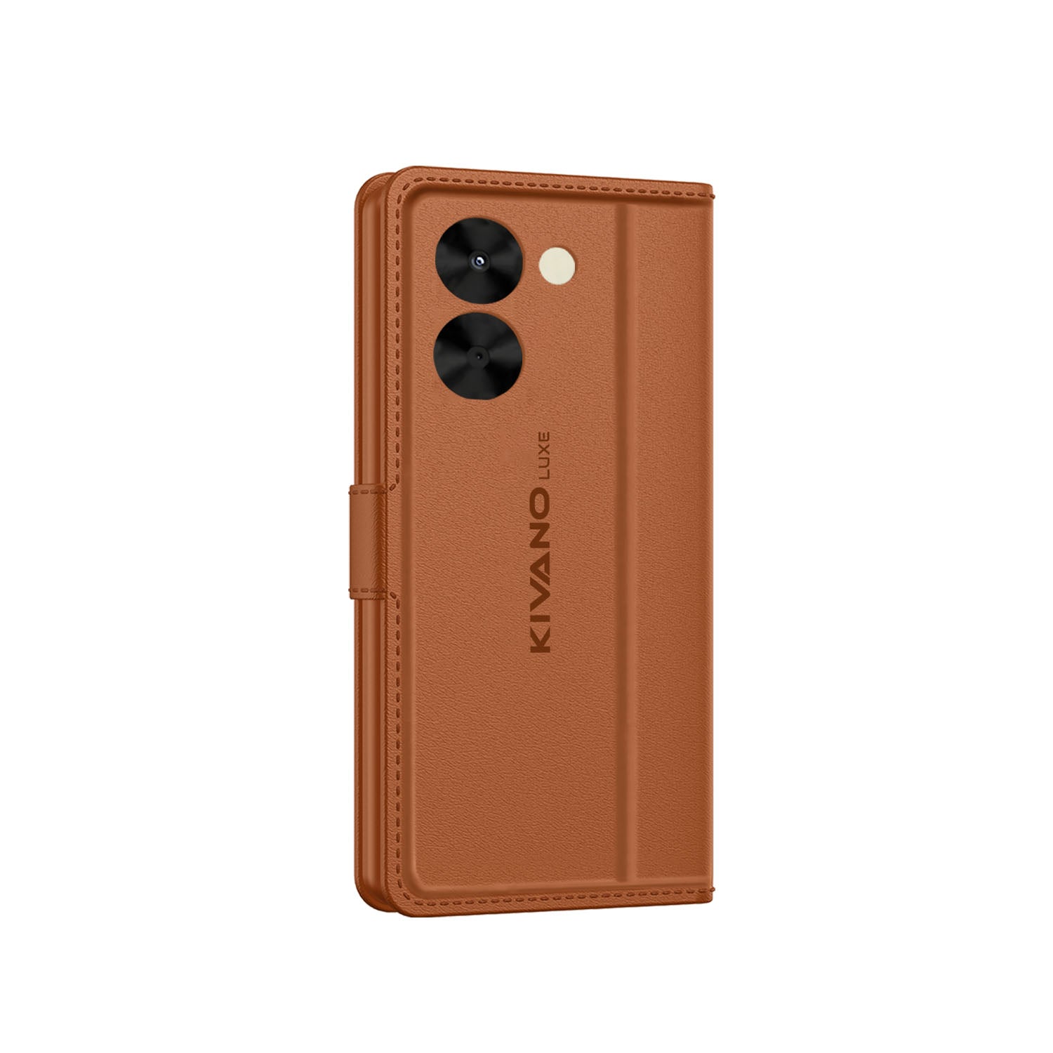 Poco C71 5G Flip Cover And Case Brown
