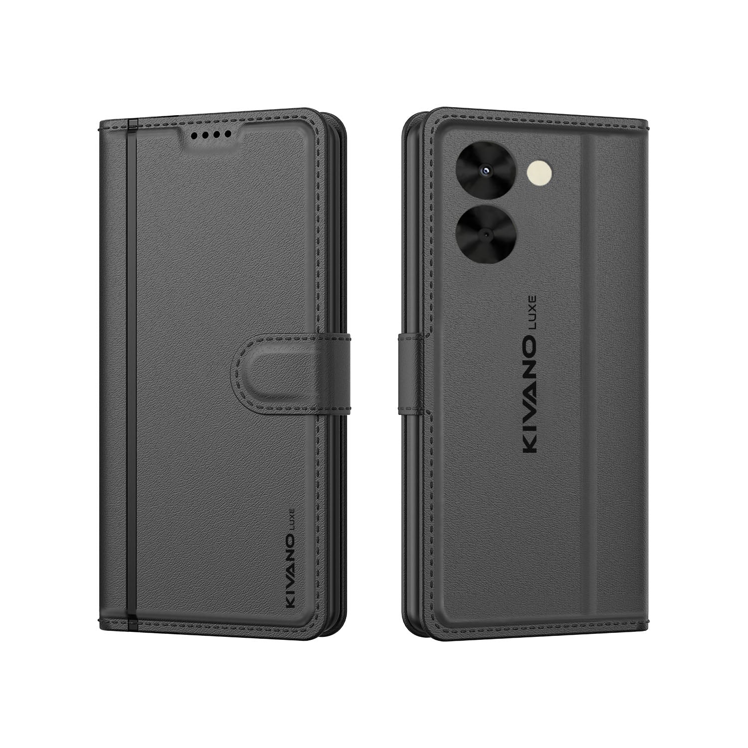 Poco C71 5G Flip Cover And Case Black 