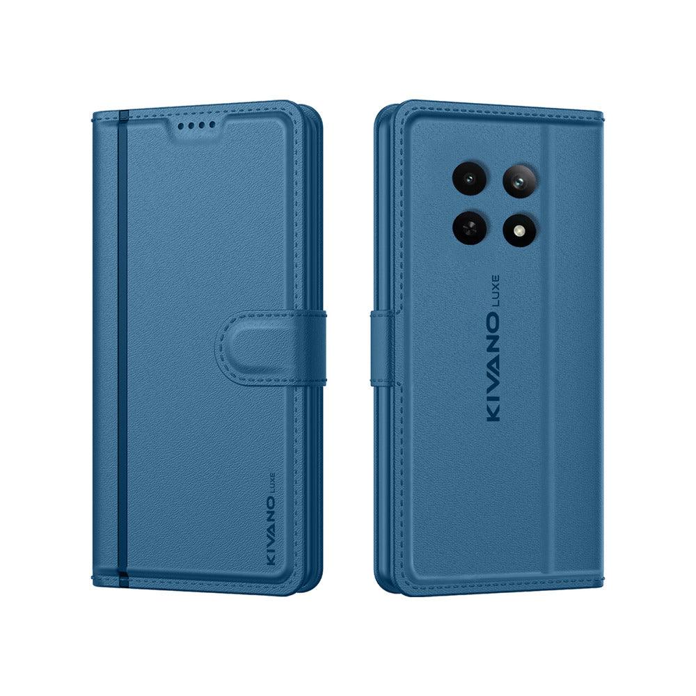 REALME C65 5G Leather Flip Cover & Mobile Card Holder - Kivano Luxe - Aibex