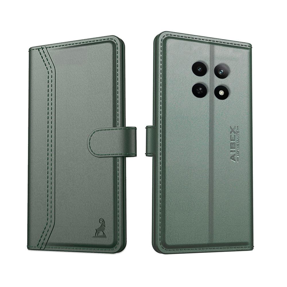 Realme C65 5g Aibex PU Leather Flip Cover Foldable Stand & Pocket Magnetic Closure - Aibex