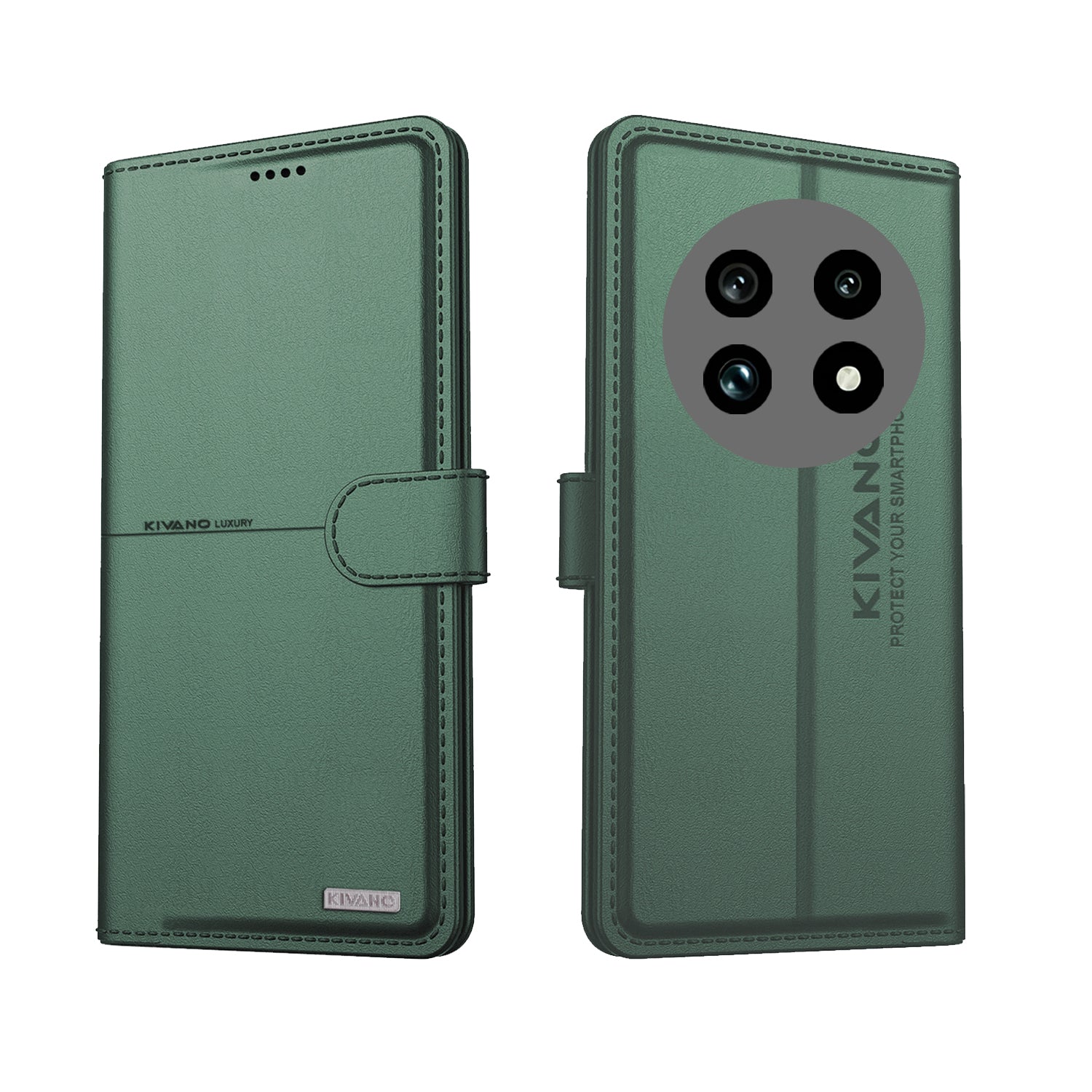 Realme A4 5G Leather Flip Cover And Case With Mobile Card Holder KIVANO FLIP