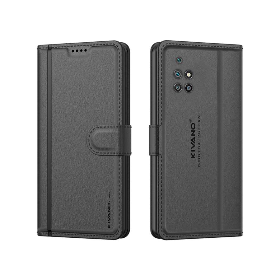 Leather Wallet Case for Xiaomi Redmi 10 Prime ?Stylish Flip Folio Cover with Card Holder, Stand, Ideal for Both Men and Women-KIVANO LUXE - Aibex