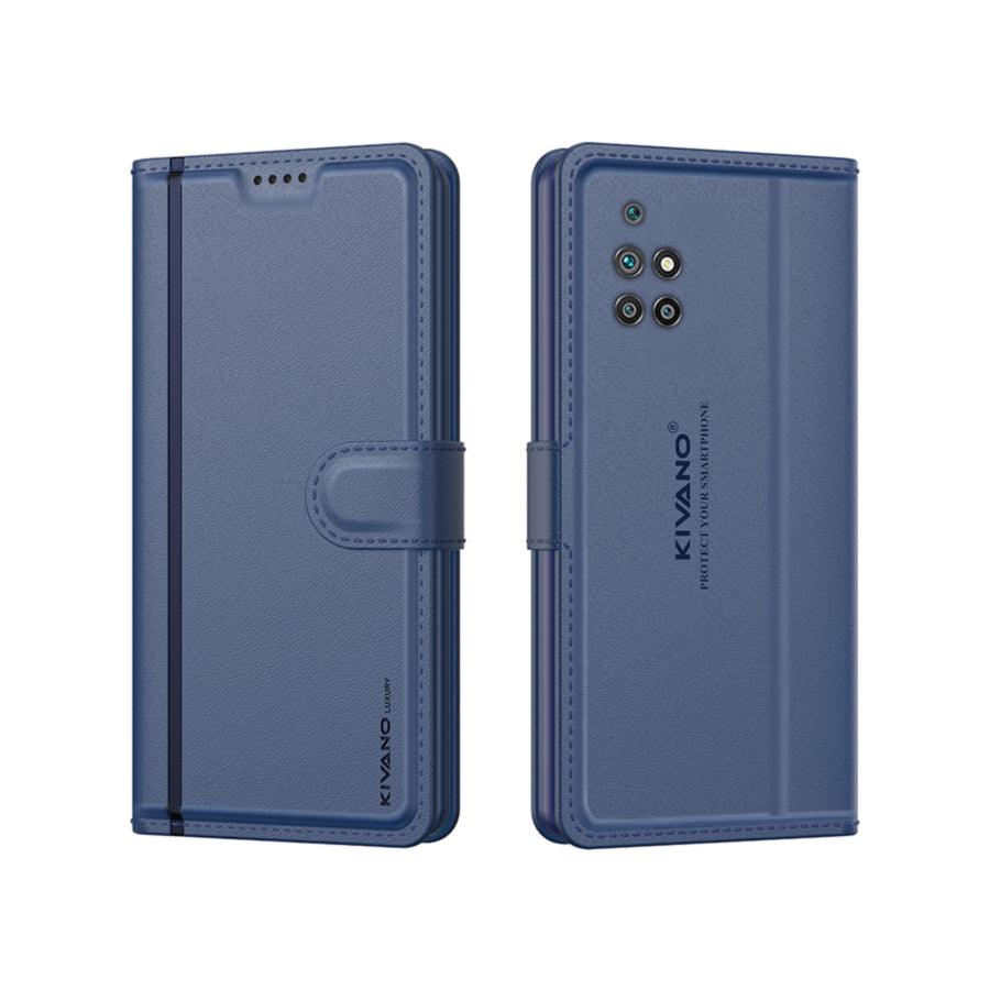 Leather Wallet Case for Xiaomi Redmi 10 Prime ?Stylish Flip Folio Cover with Card Holder, Stand, Ideal for Both Men and Women-KIVANO LUXE - Aibex