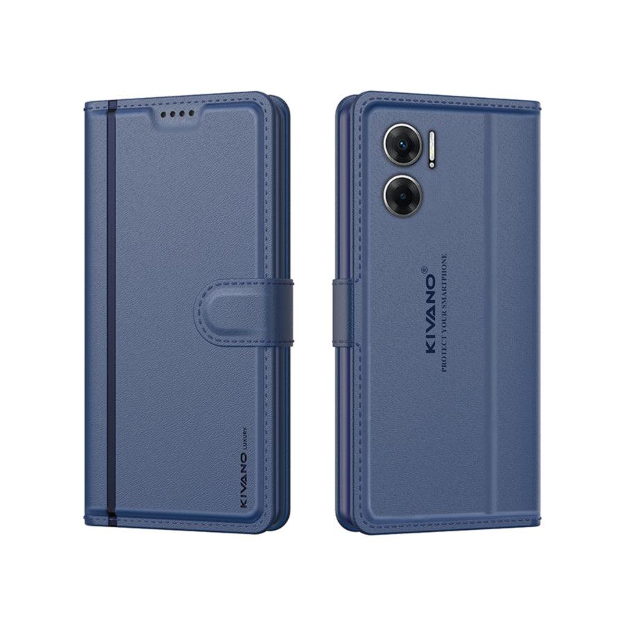 Leather Wallet Case for Xiaomi Redmi 11 Prime 5G ?Stylish Flip Folio Cover with Card Holder, Stand, Ideal for Both Men and Women-KIVANO LUXE - Aibex