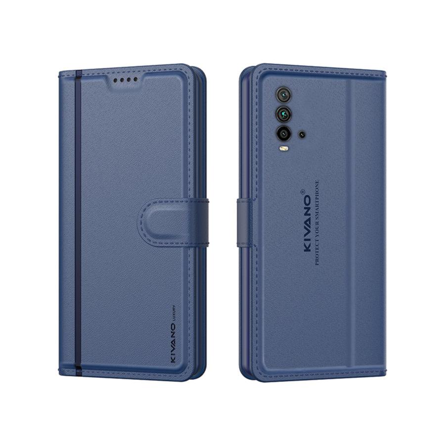 Leather Wallet Case for Xiaomi Redmi 9 Power ?Stylish Flip Folio Cover with Card Holder, Stand, Ideal for Both Men and Women-KIVANO LUXE - Aibex