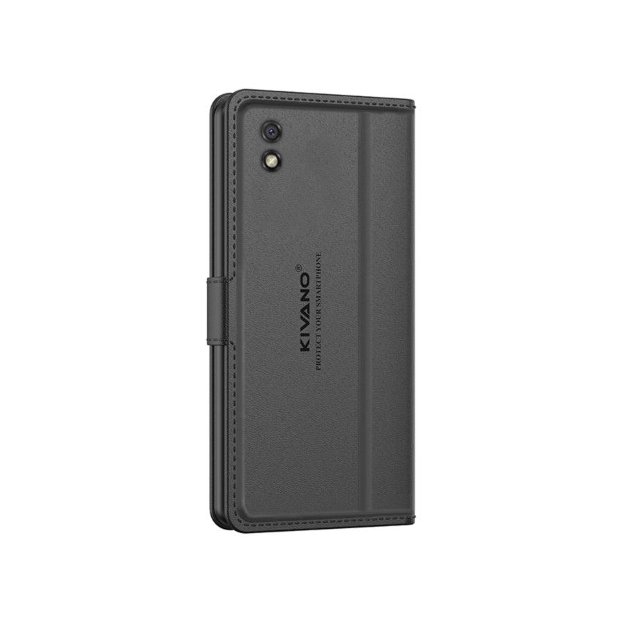 Leather Wallet Case for Xiaomi Redmi 9A / Redmi 9i / 9A Sport ?Stylish Flip Folio Cover with Card Holder, Stand-KIVANO LUXE - Aibex
