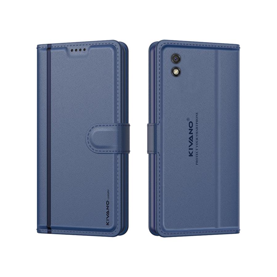 Leather Wallet Case for Xiaomi Redmi 9A / Redmi 9i / 9A Sport ?Stylish Flip Folio Cover with Card Holder, Stand-KIVANO LUXE - Aibex