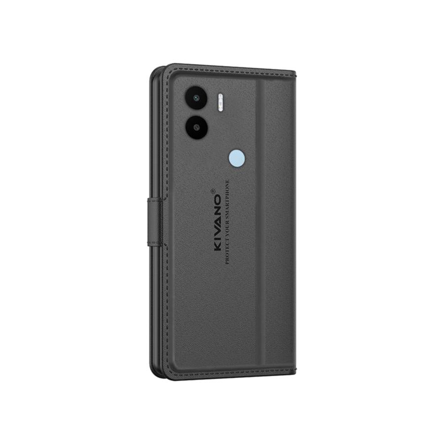 Leather Wallet Case for Xiaomi Redmi A1 Plus/ Xiaomi Redmi A2 Plus / Poco C51 / Poco C50 ?Stylish Flip Folio Cover with Card Holder, Stand-KIVANO LUXE - Aibex