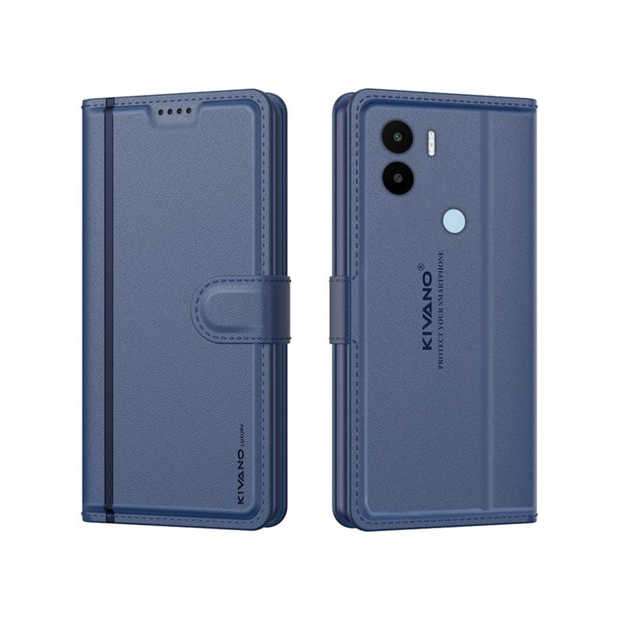 Leather Wallet Case for Xiaomi Redmi A1 Plus/ Xiaomi Redmi A2 Plus / Poco C51 / Poco C50 ?Stylish Flip Folio Cover with Card Holder, Stand-KIVANO LUXE - Aibex