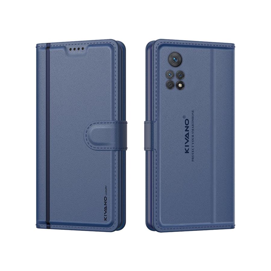Leather Wallet Case for Xiaomi Redmi Note 11 Pro / Xiaomi Redmi Note 11 Pro Plus 5G ?Stylish Flip Folio Cover with Card Holder, Stand,-KIVANO LUXE - Aibex