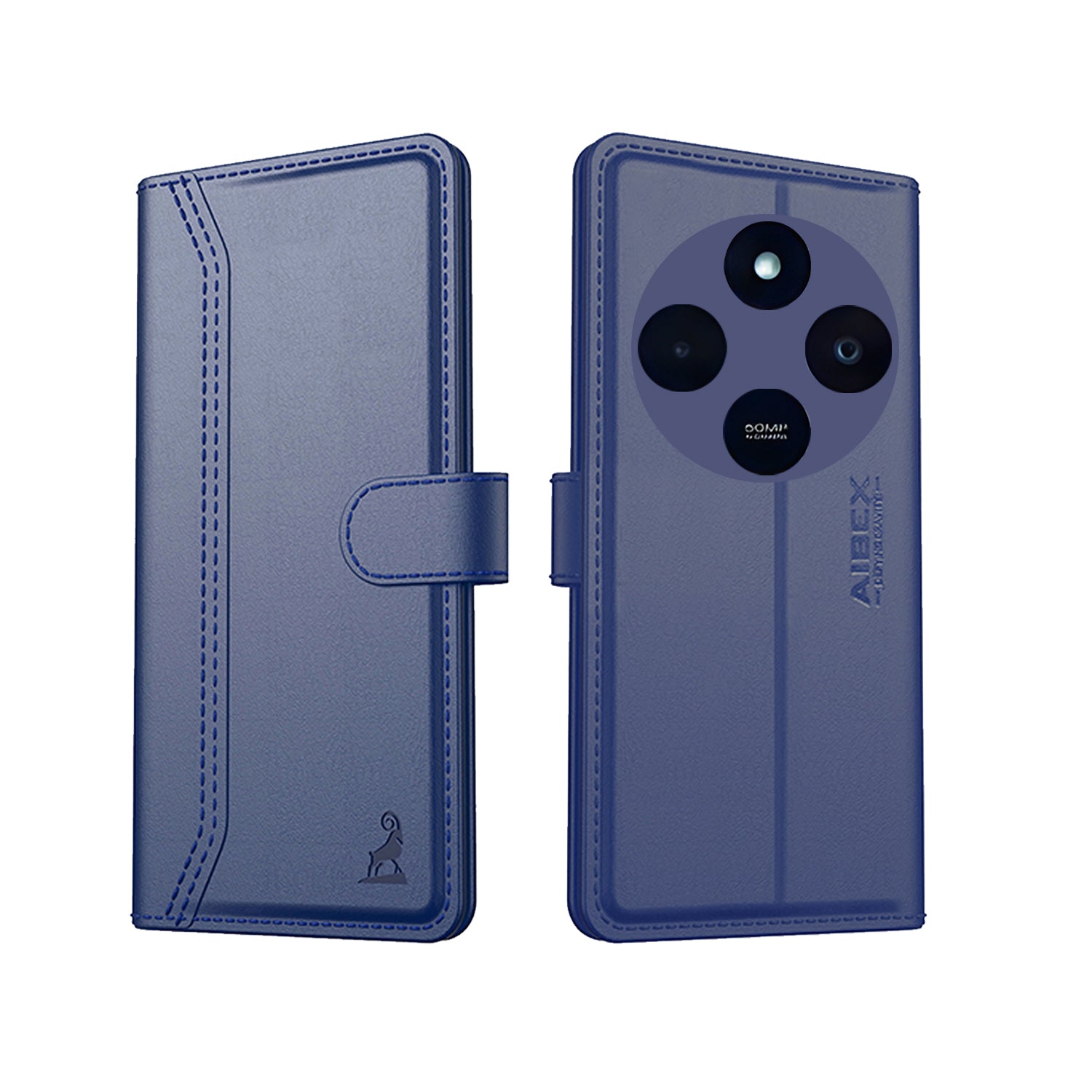 Realme a4 5G Aibex PU Leather Flip Cover Foldable Stand & Pocket Magnetic Closure