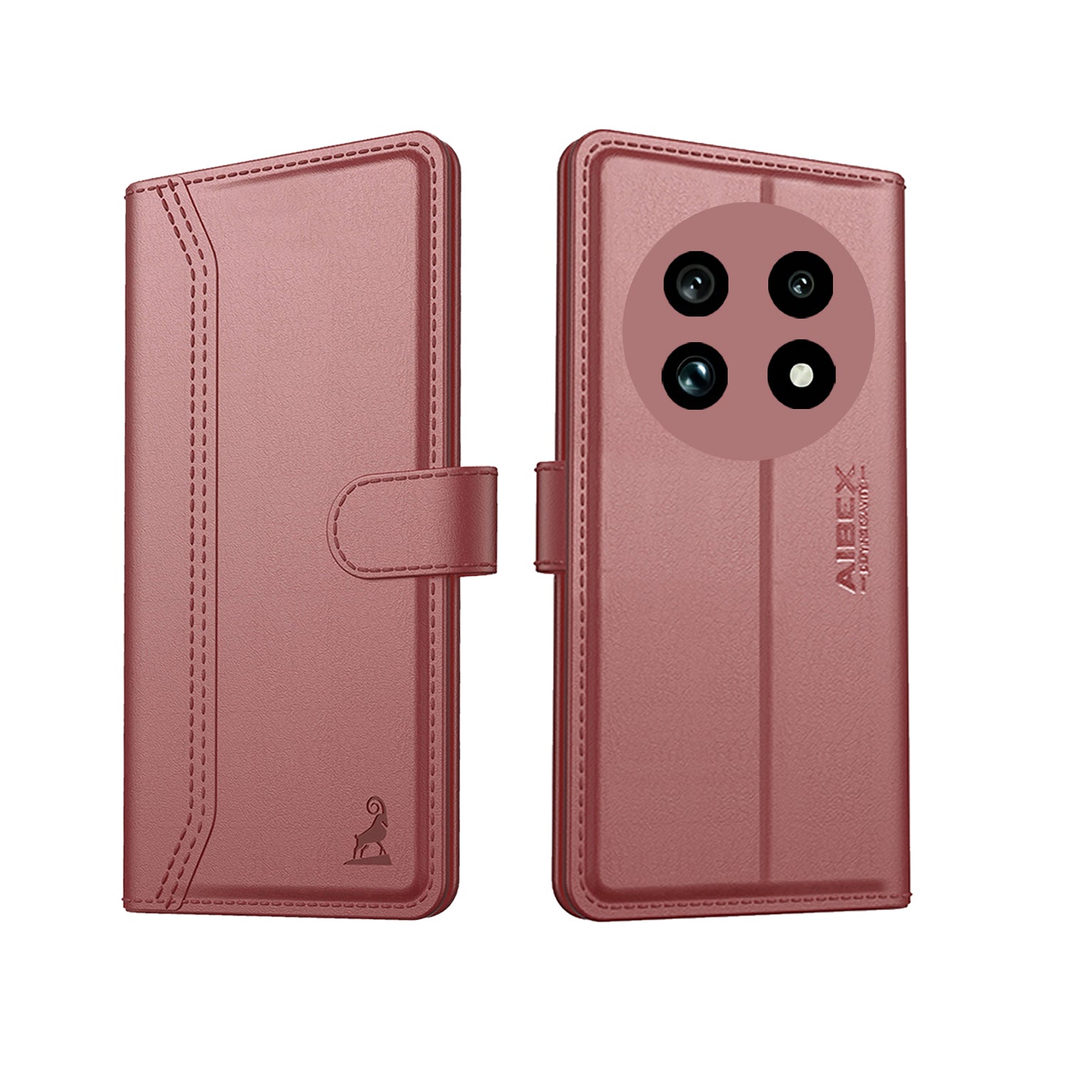 Realme 14x 5G Aibex PU Leather Flip Cover Foldable Stand & Pocket Magnetic Closure