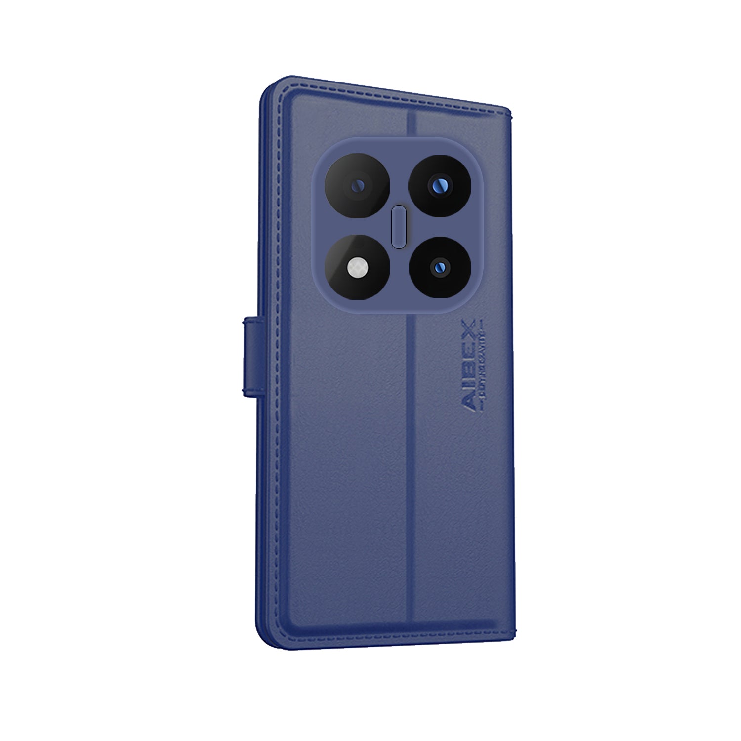 Redmi Note 14 Pro Aibex PU Leather Flip Cover Blue