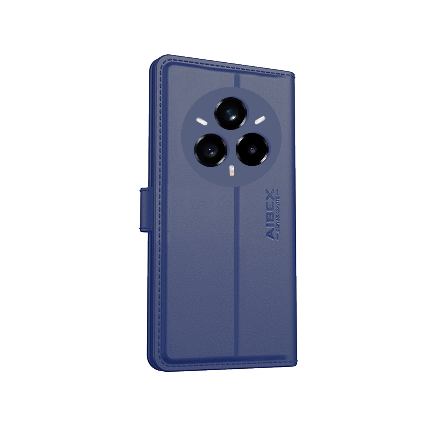 Realme 14 Pro Plus 5G Aibex PU Leather Flip Cover Blue 