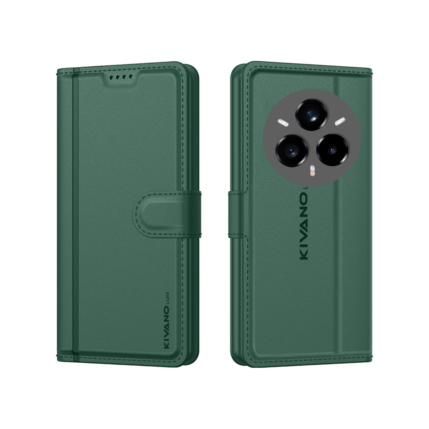 Realme P3 Ultra Flip Cover And Case Green 2