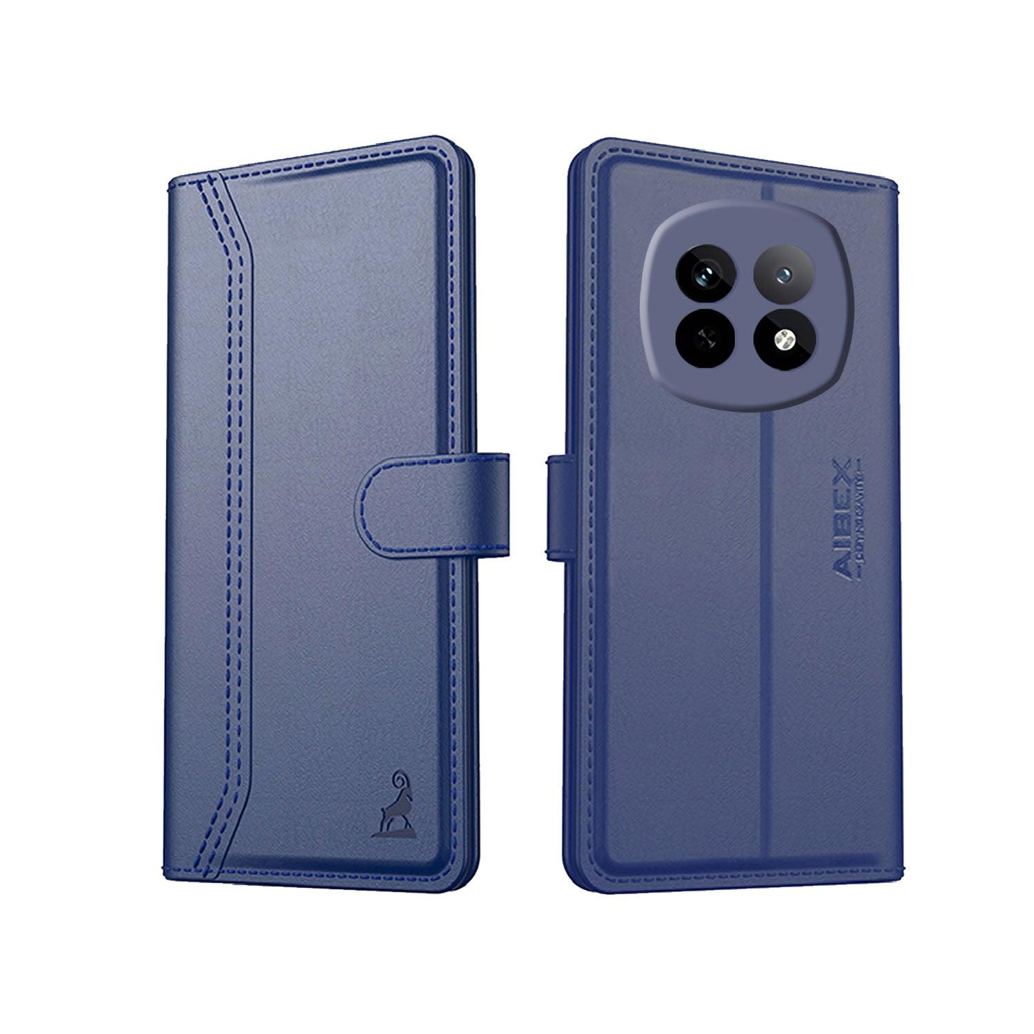 Realme P2 Pro Aibex PU Leather Flip Cover Foldable Stand & Pocket Magnetic Closure - Aibex