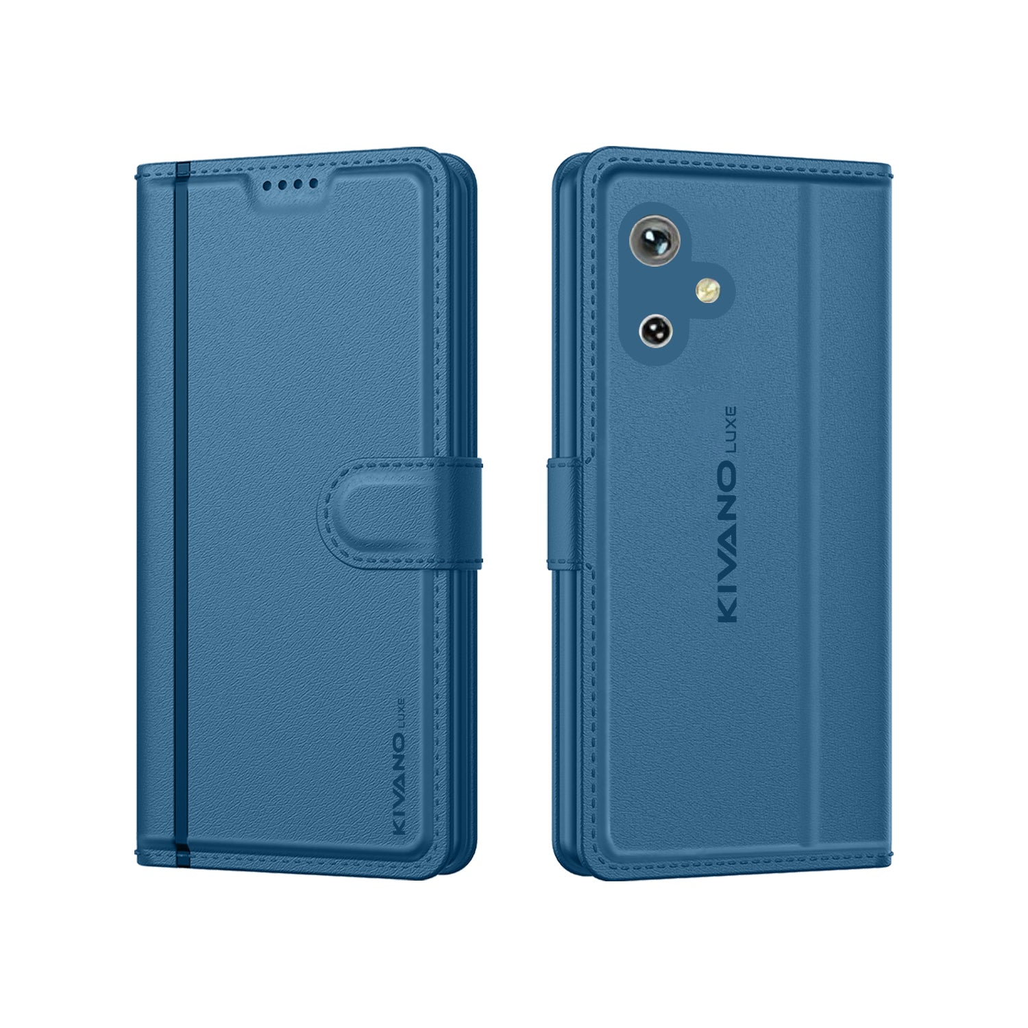 KIVANO LUXE?? Compatible with Samsung Galaxy F06 5G / Samsung Galaxy M06 5G Artisanal Leather Wallet Case with Card Holder for Men Women, Magnetic Flip Folio Cover with Stand RFID Blocking Cell Case