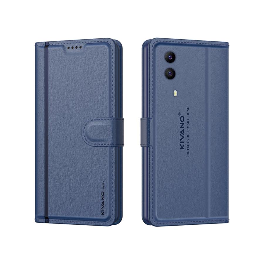 Leather Wallet Case for Vivo Y53s / Vivo Y51 (2020) / Vivo Y31 / Vivo Y51A ?Stylish Flip Folio Cover with Card Holder, Stand-KIVANO LUXE - Aibex