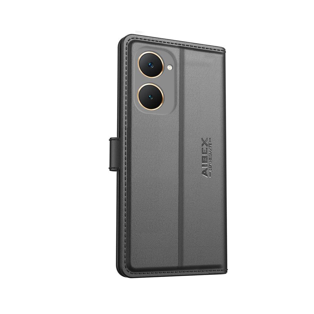 Vivo T3 Light Aibex PU Leather Flip Cover Foldable Stand & Pocket Magnetic Closure - Aibex