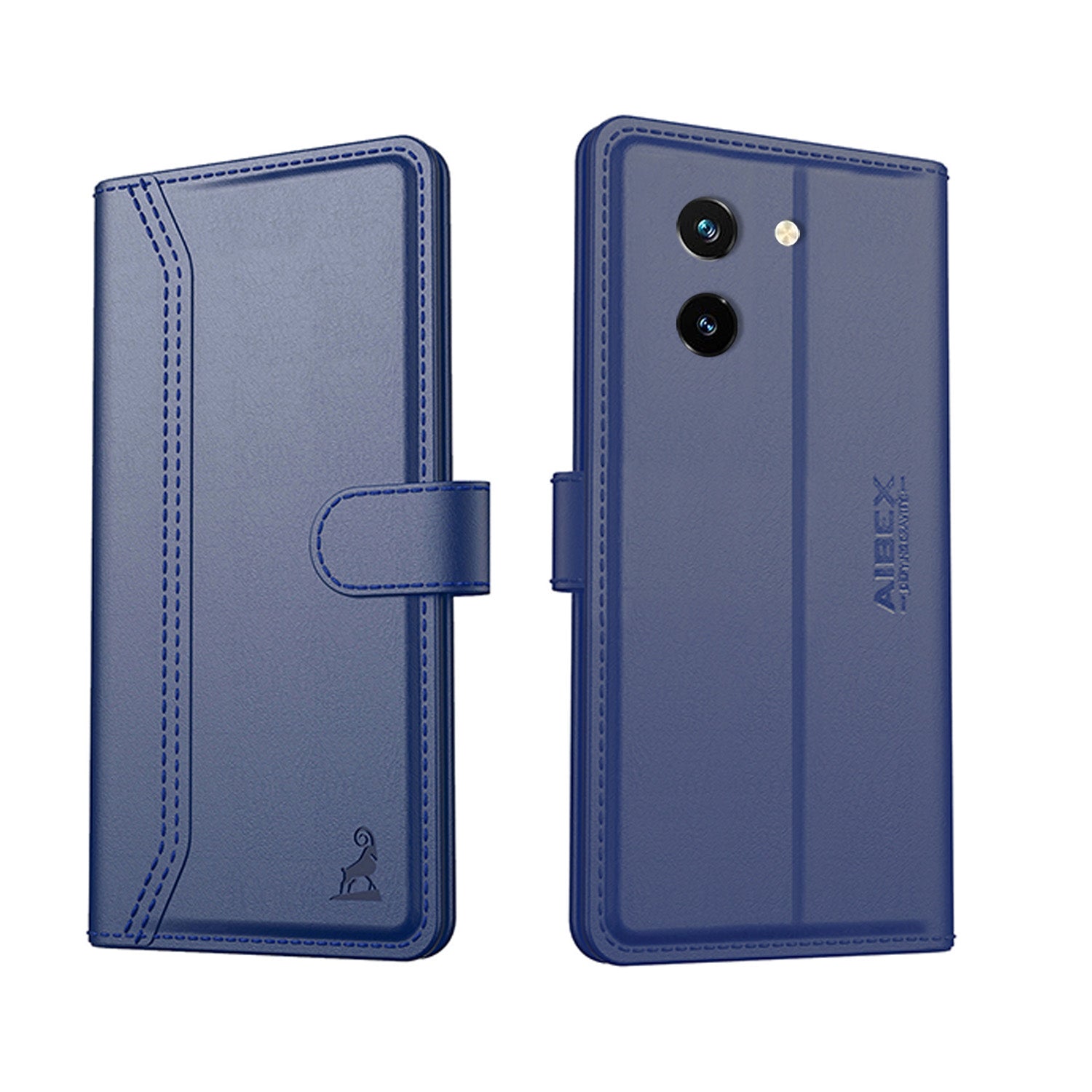 Vivo Y300 Plus Aibex PU Leather Flip Cover Foldable Stand & Pocket Magnetic Closure