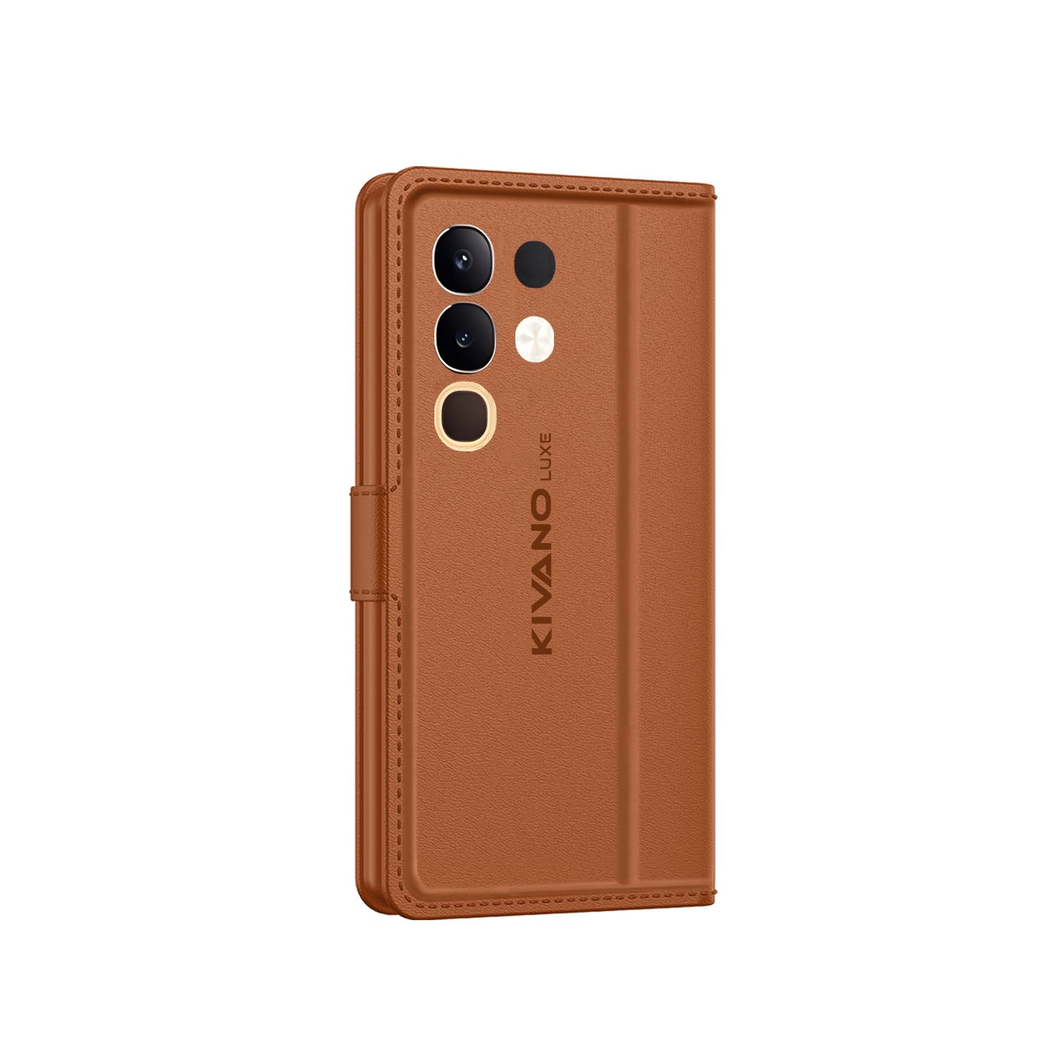 Vivo T4X Flip Cover And Case Brown