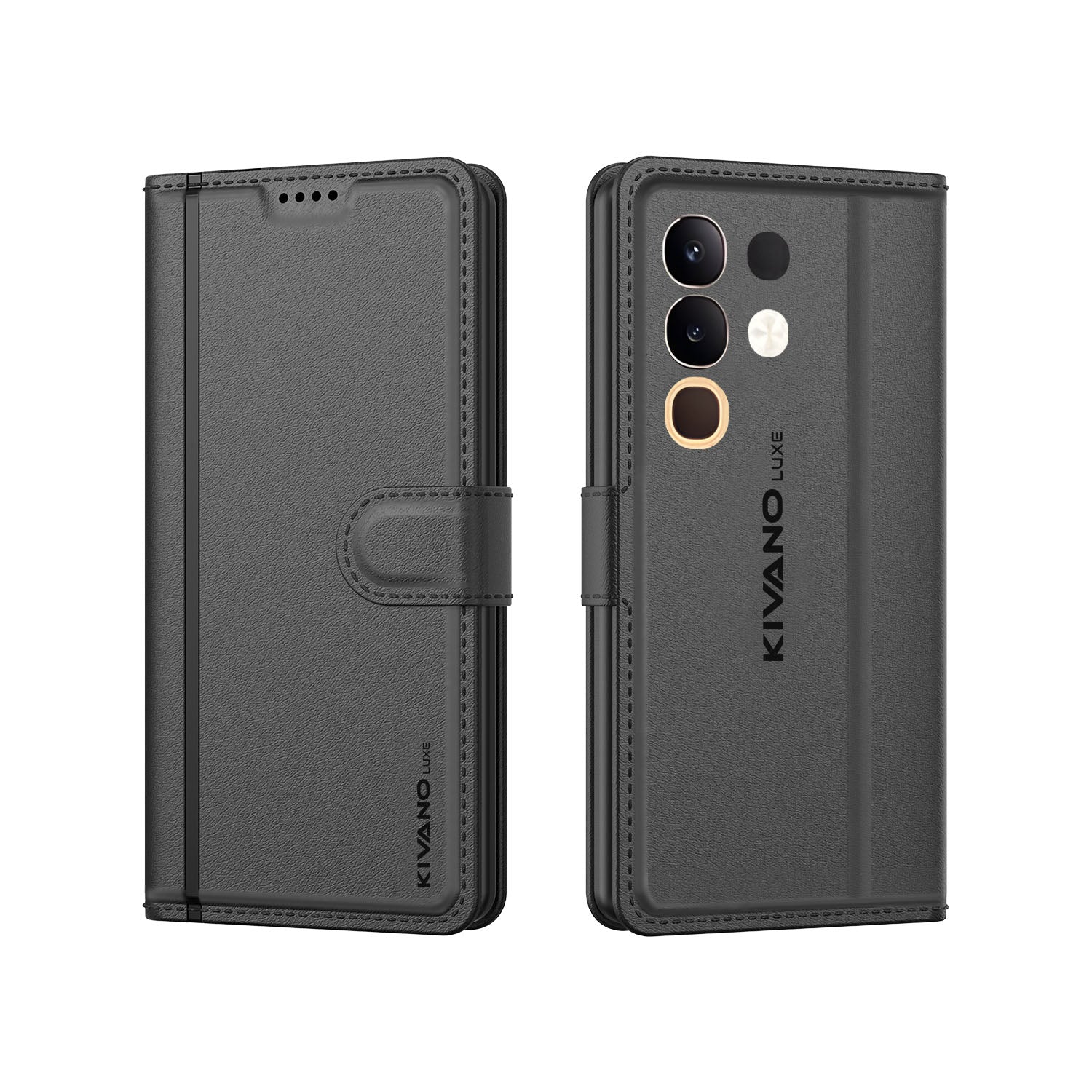 Vivo T4X Flip Cover And Case Black