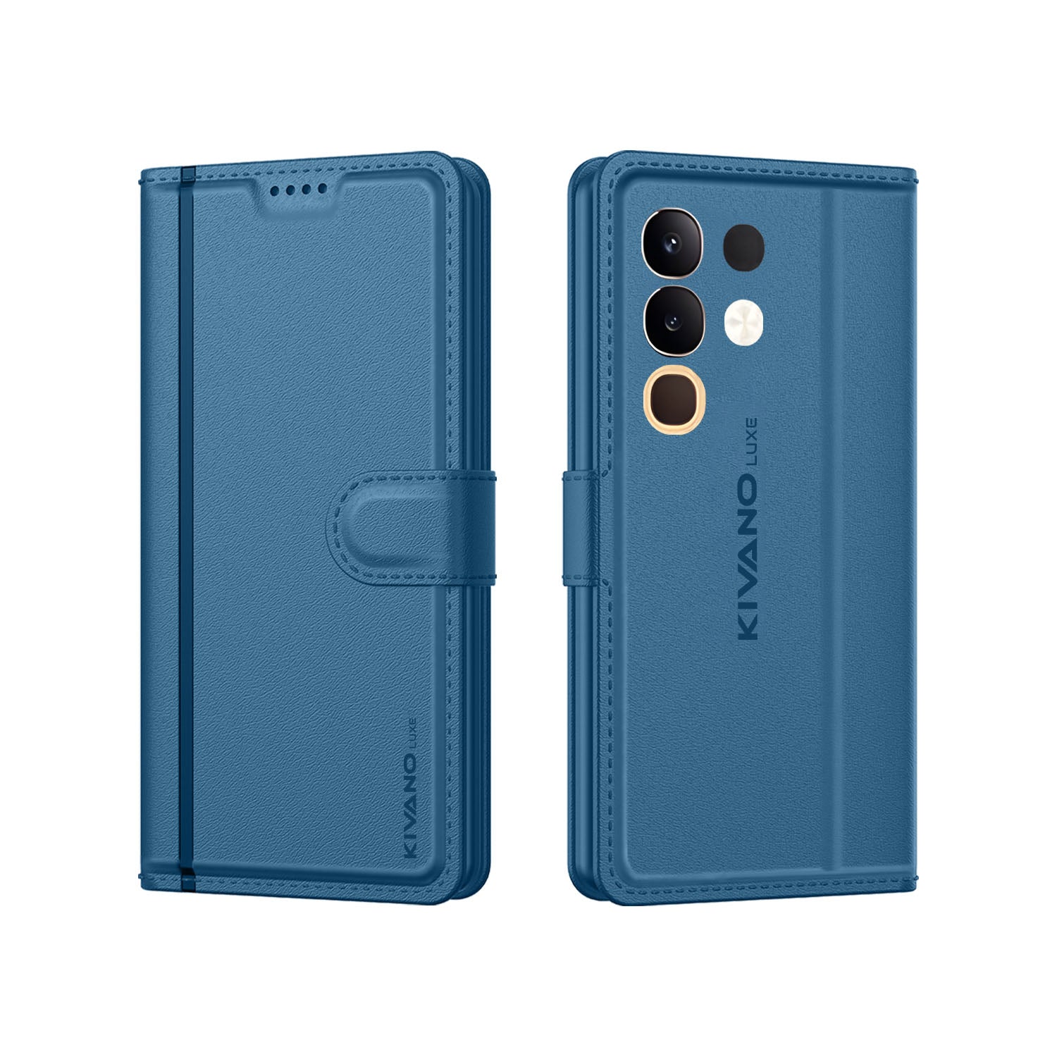 Vivo T4X Flip Cover And Case Blue 2
