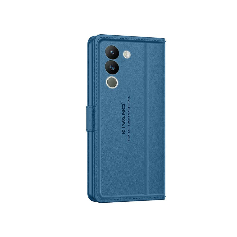 Vivo Y200 Leather Flip Cover & Mobile Card Holder - Aibex