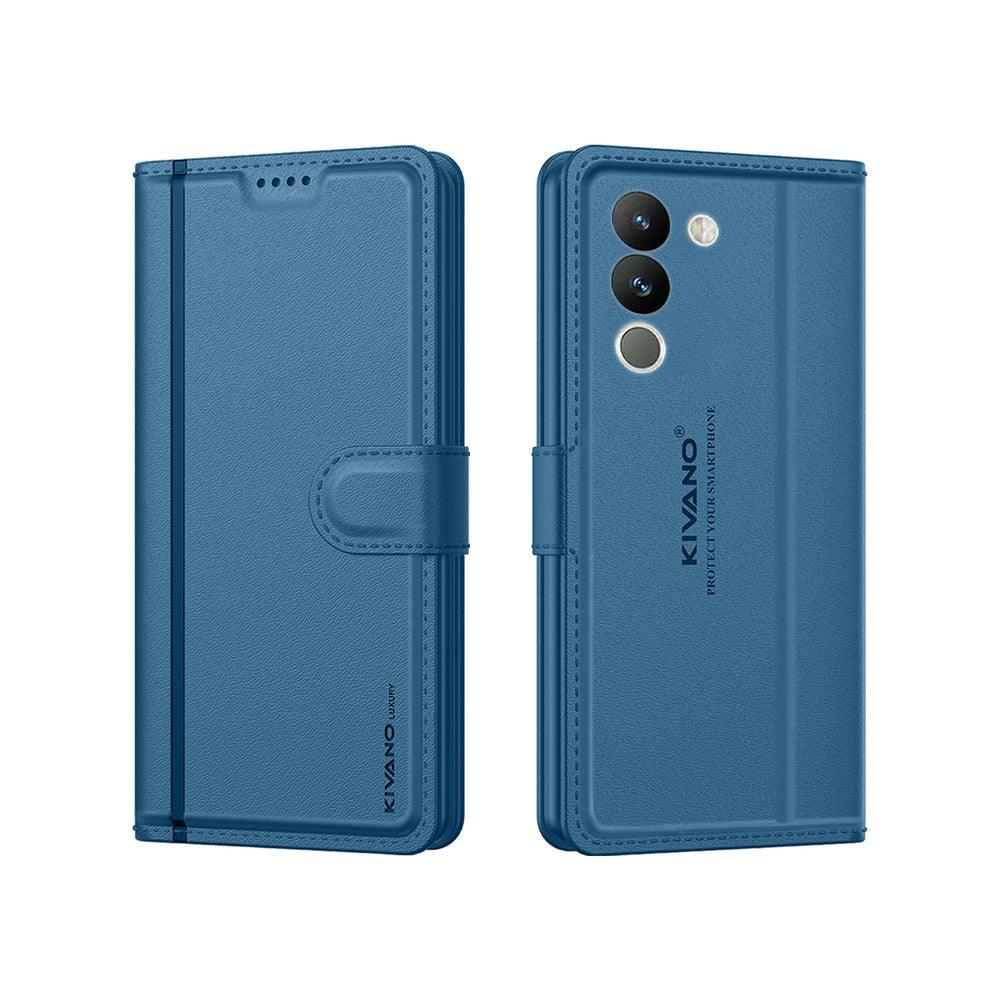 Vivo Y200 Leather Flip Cover & Mobile Card Holder - Aibex