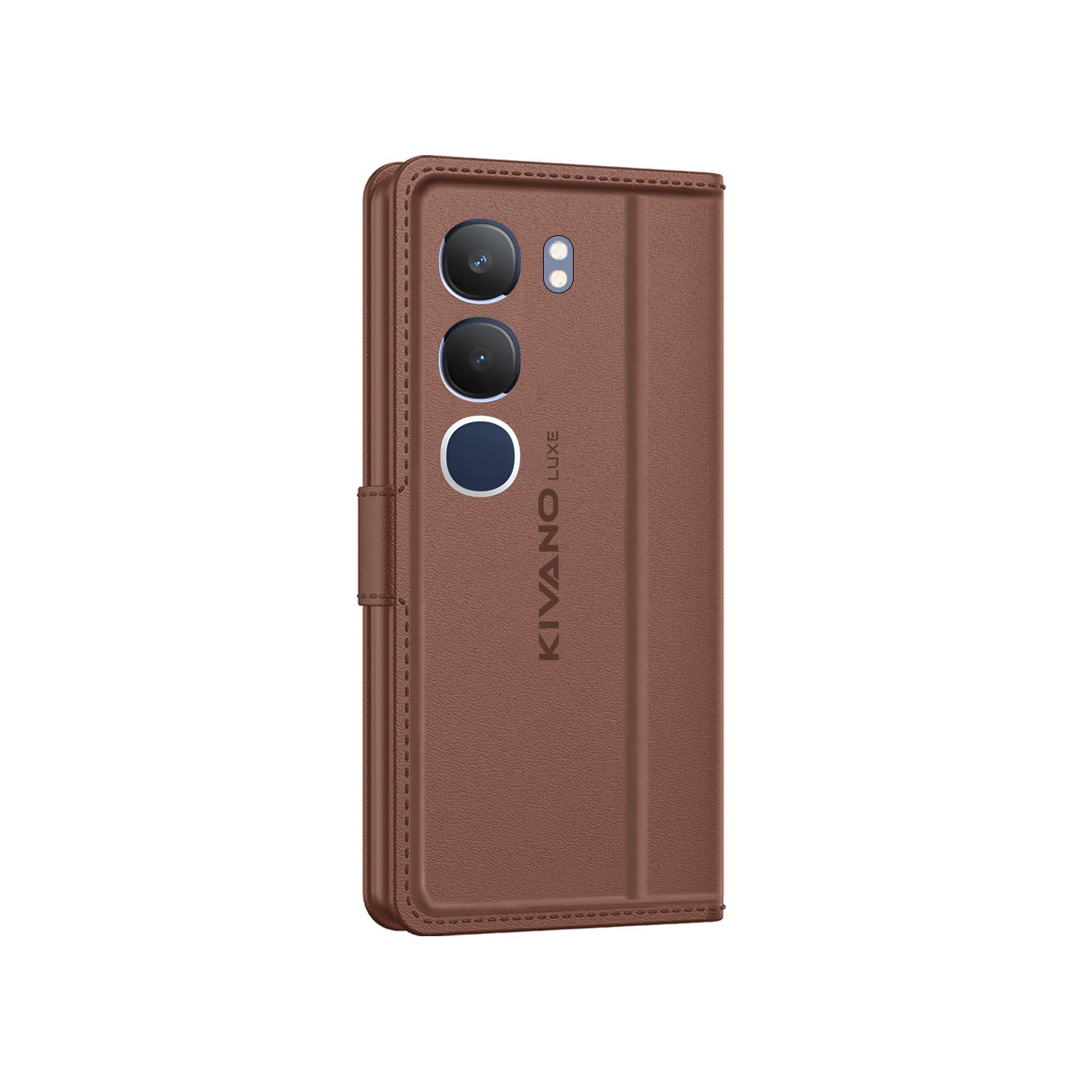 Vivo Y29 5G Leather Wallet Case with Stylish Flip Cover, Card Holder, and Stand KIVANO LUXE