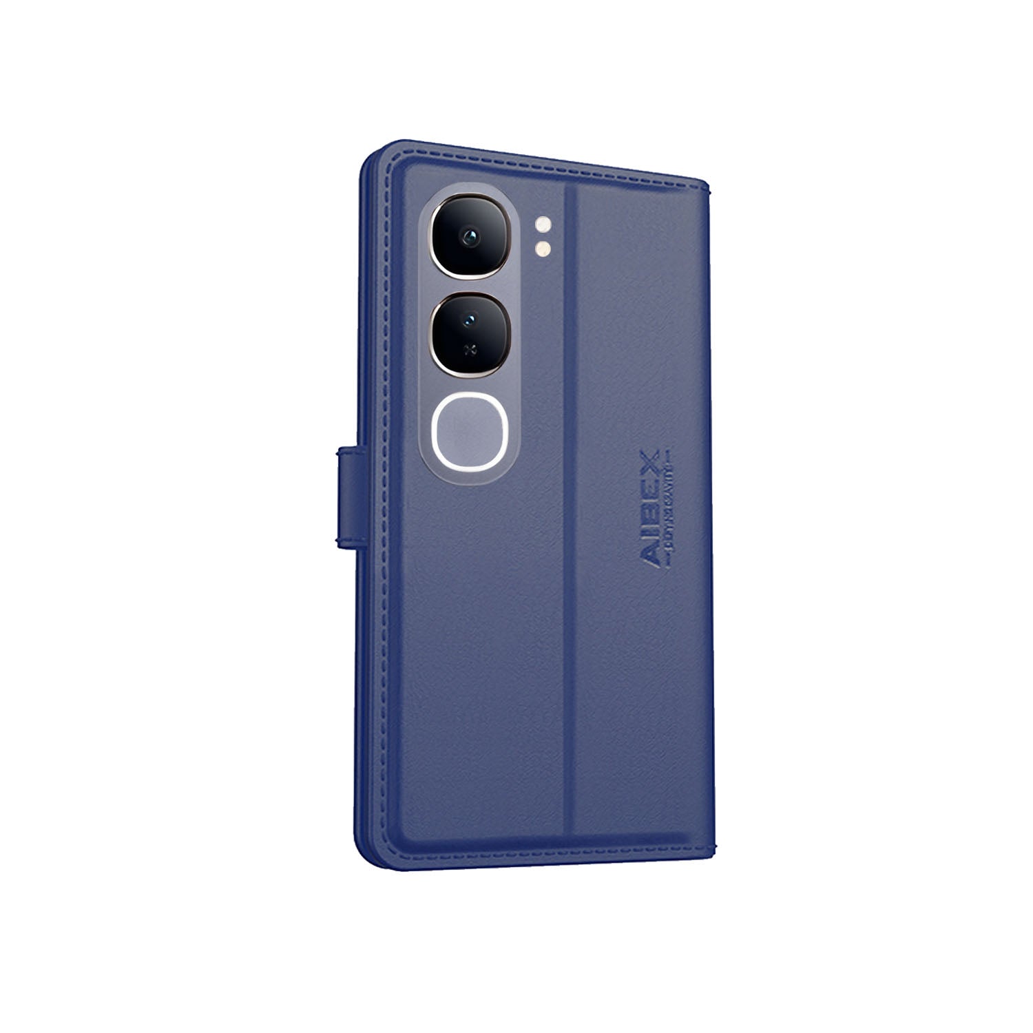 Vivo Y300 5G Aibex PU Leather Flip Cover Foldable Stand & Pocket Magnetic Closure