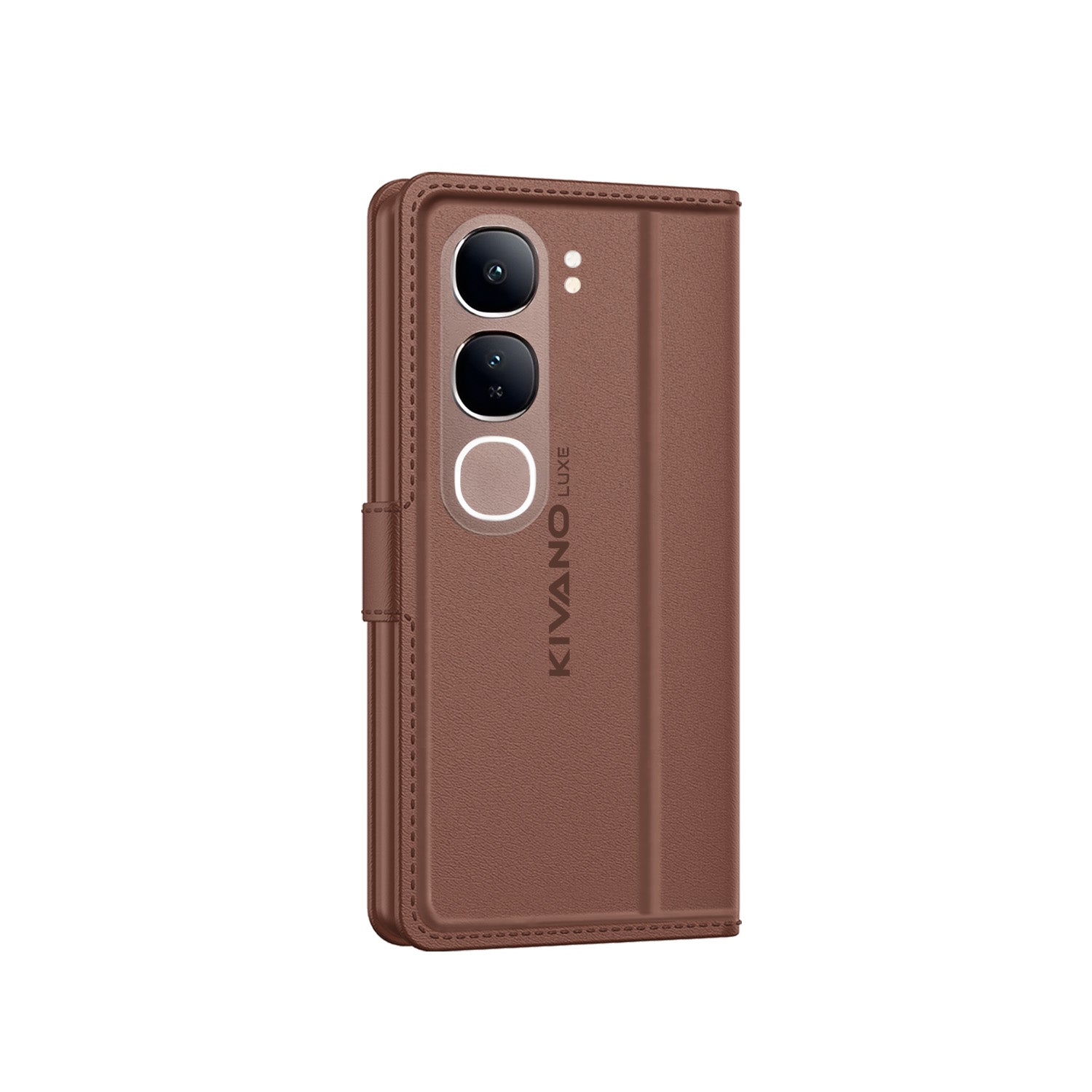 Vivo y300 5G Leather Flip Cover & Mobile Card Holder - Kivano Luxe